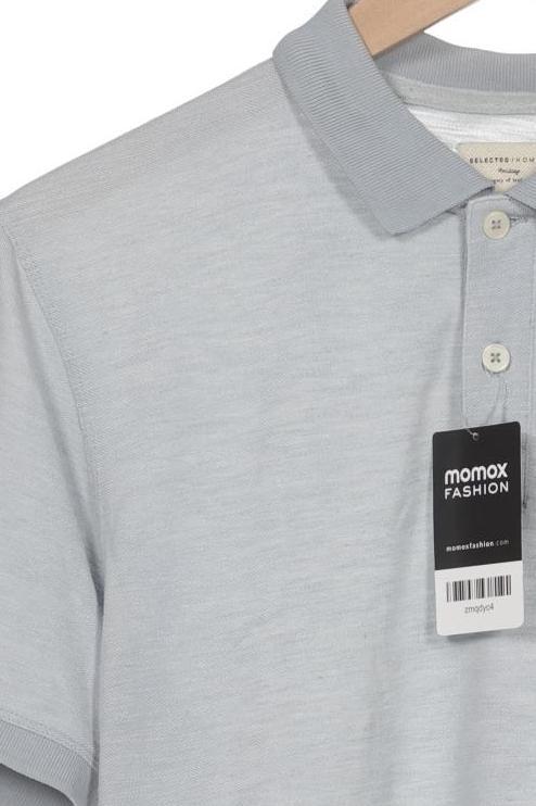 Selected Men's Polo Shirt Light Blue M 4