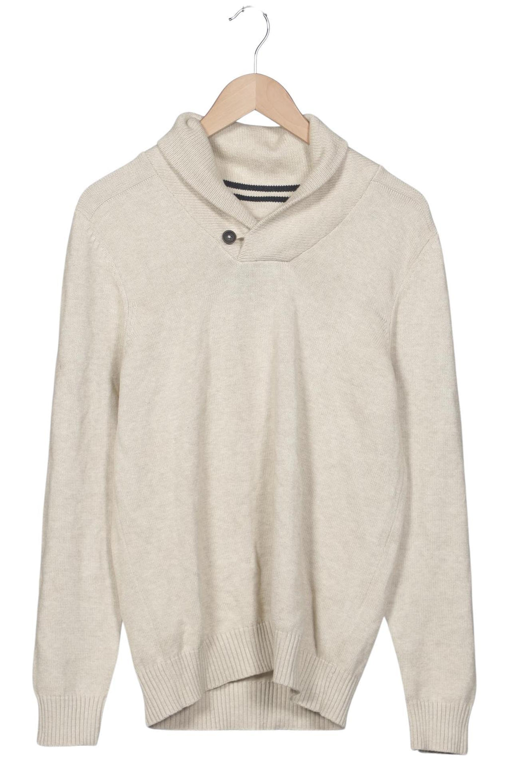 Selected Men's Sweater Beige M Cotton 6