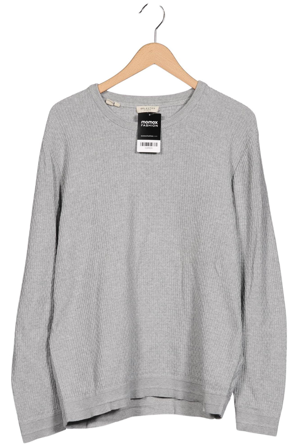 Selected Men's Sweater Gray XL Cotton 9