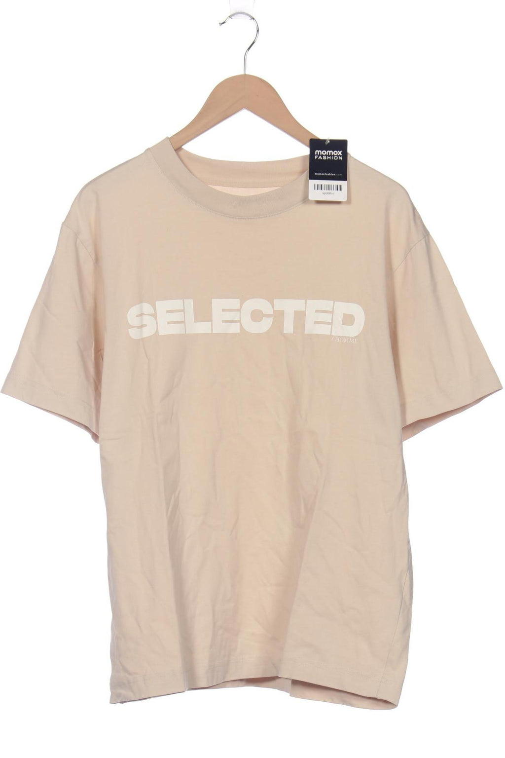 Selected Men T-Shirt Beige L 3