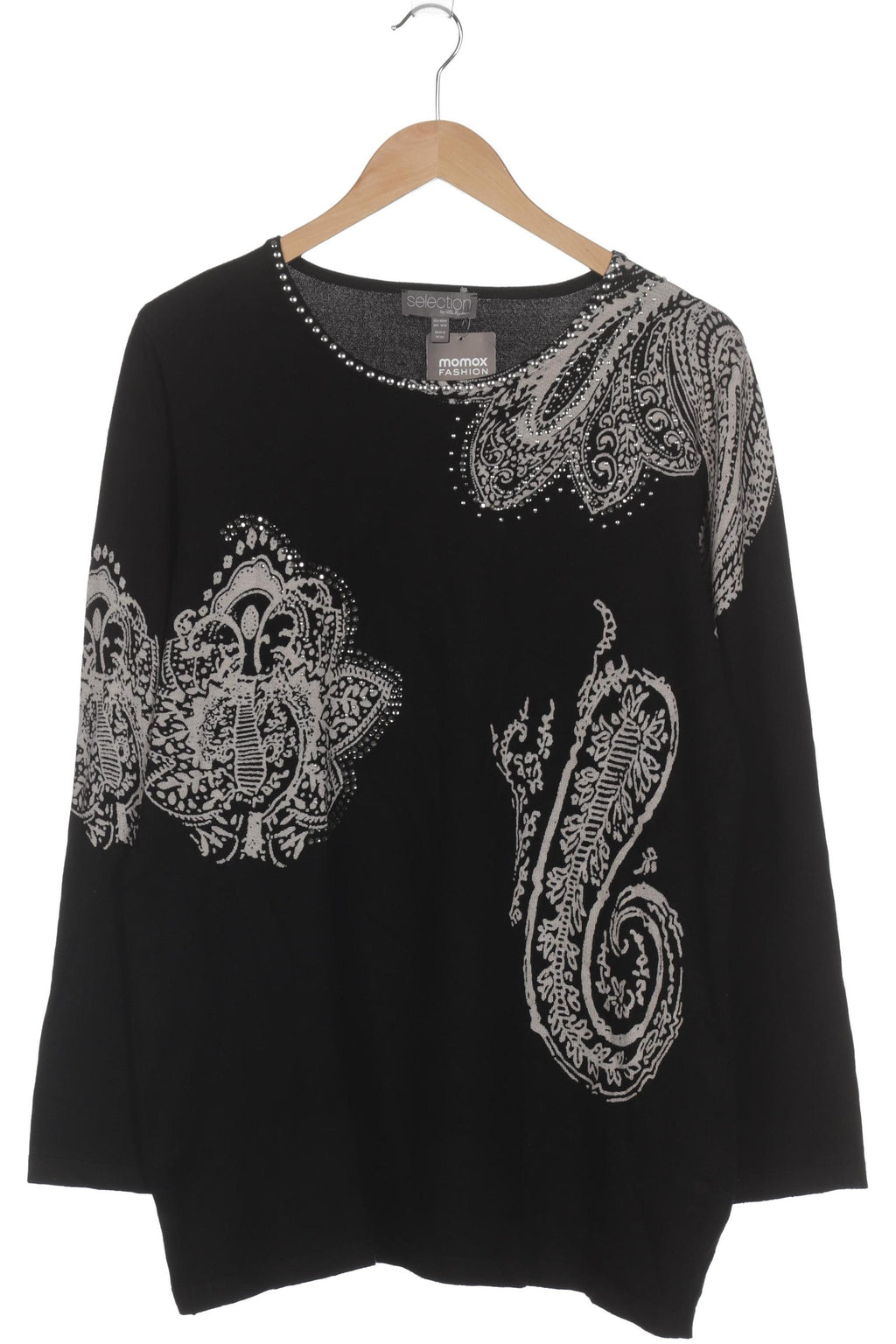 Selection by Ulla Popken Women's Sweater Black EU 42 10