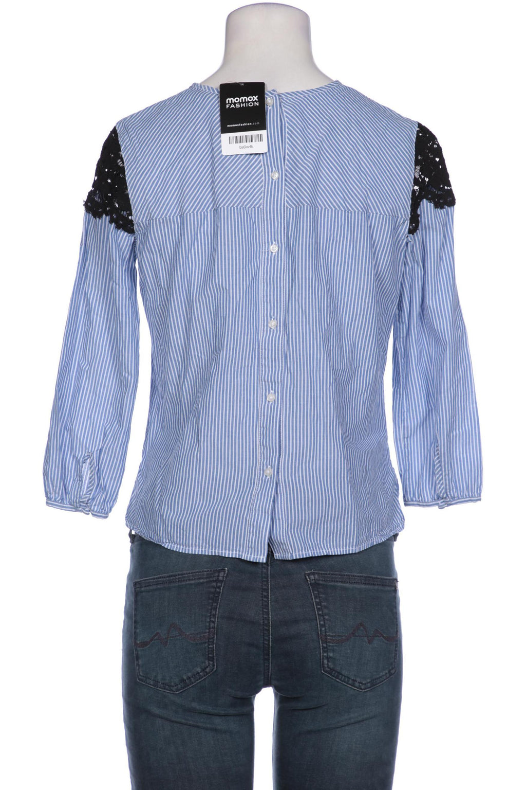 Damenbluse Hellblau Gr. S 3