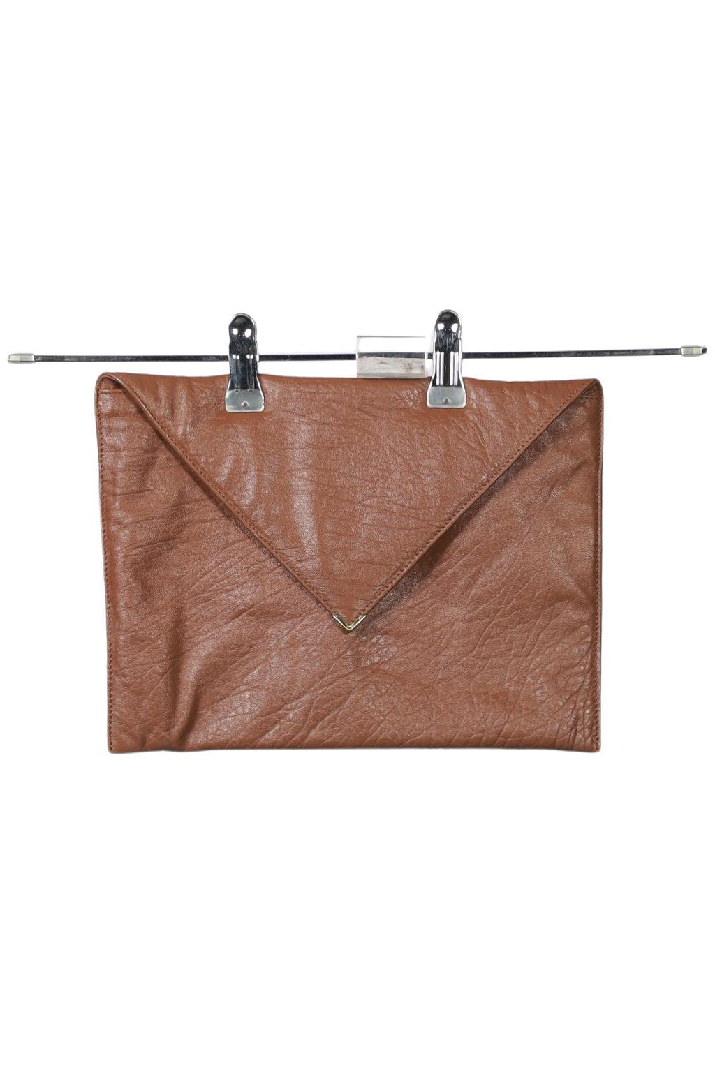 Sezane Damen Handtasche klein Leder Braun 2