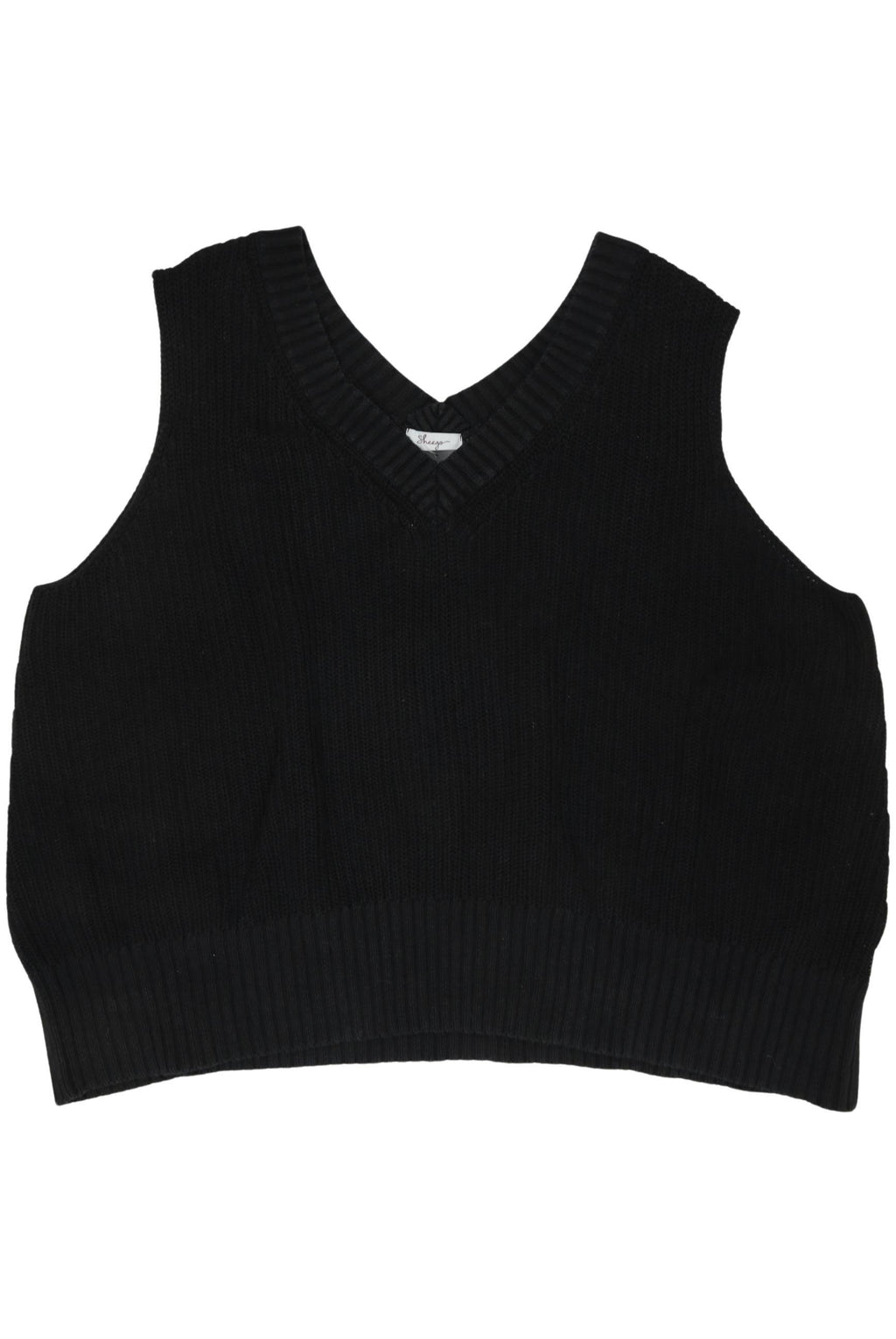 sheego Damen Pullover Black EU 52 Cotton 2