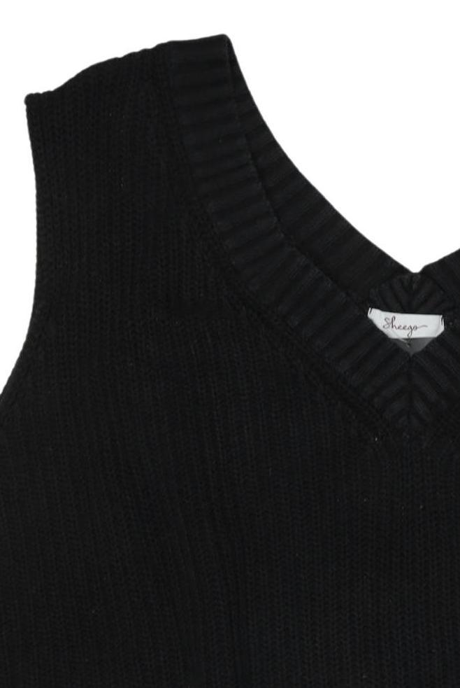 sheego Damen Pullover Black EU 52 Cotton 4