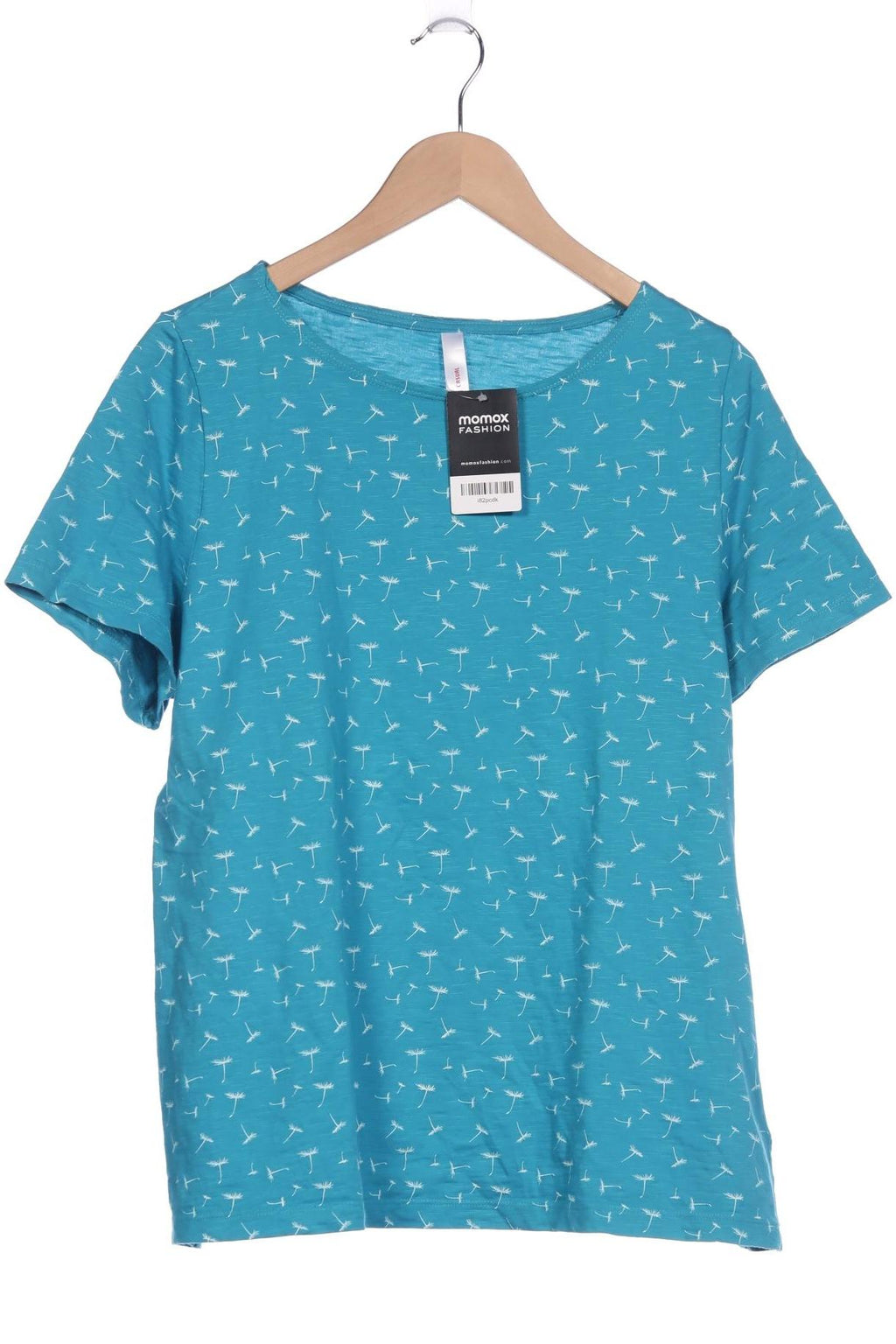 sheego Damen T-Shirt Blue EU 44 Cotton 7