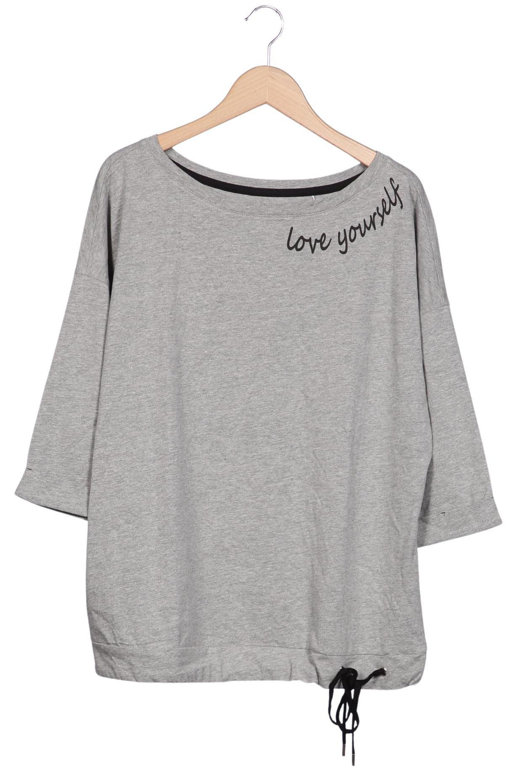 sheego Damen T-Shirt Grau EU 44 4