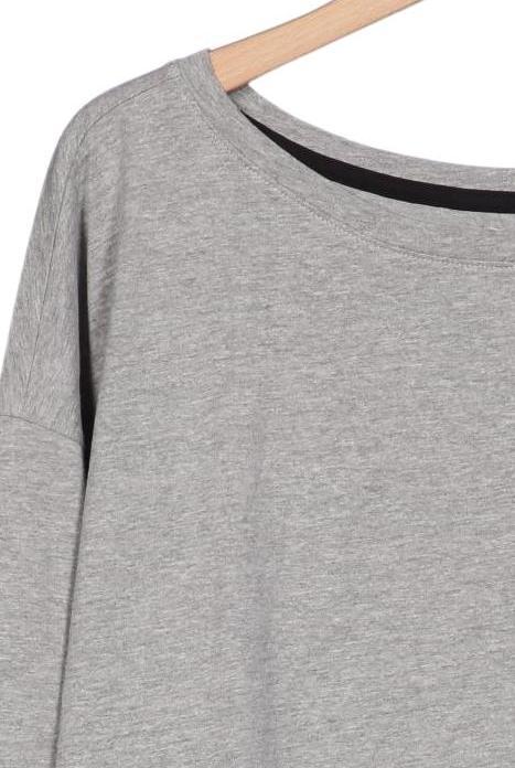 sheego Damen T-Shirt Grau EU 44 6