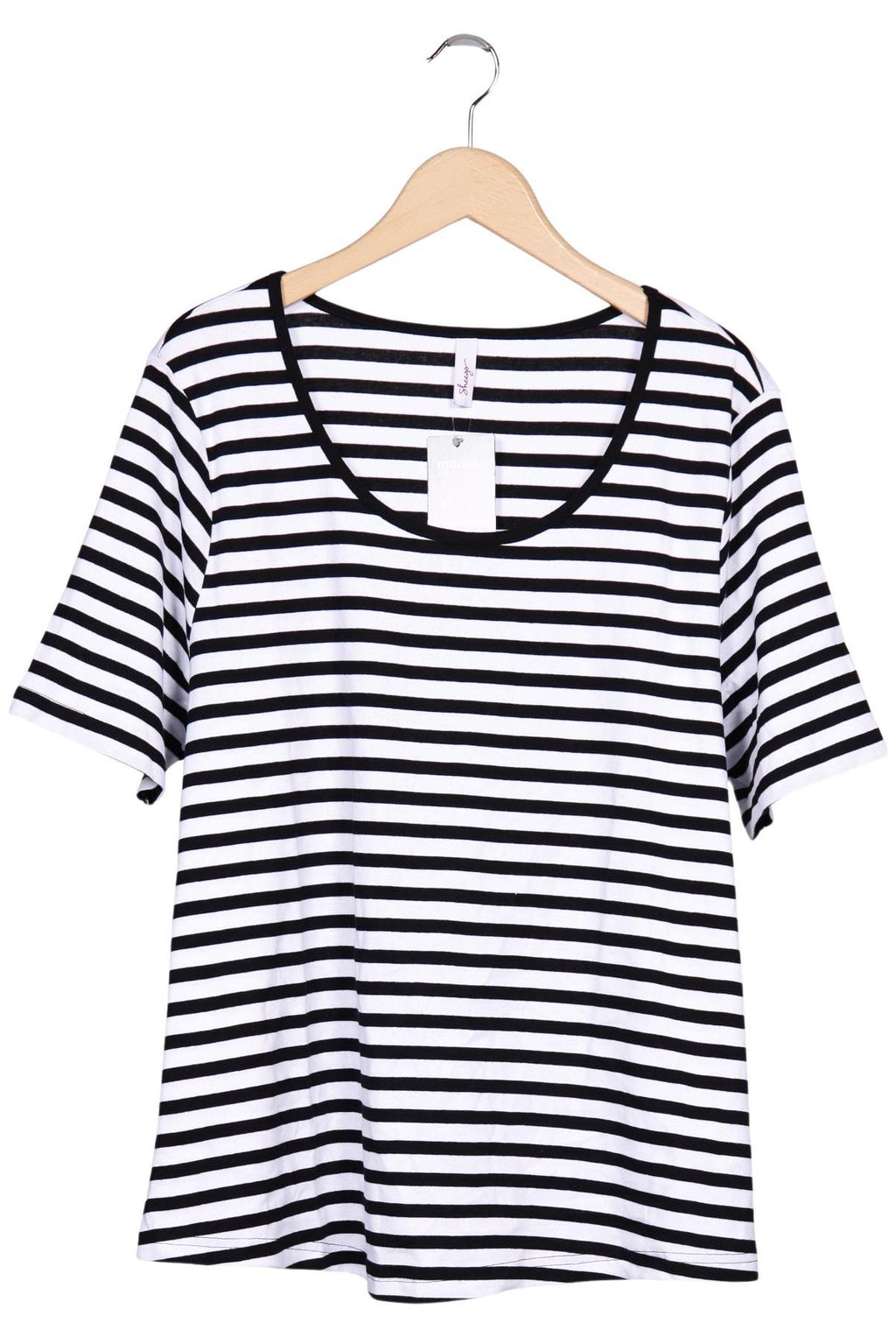 sheego Damen T-Shirt Multicolor EU 48 Cotton 5