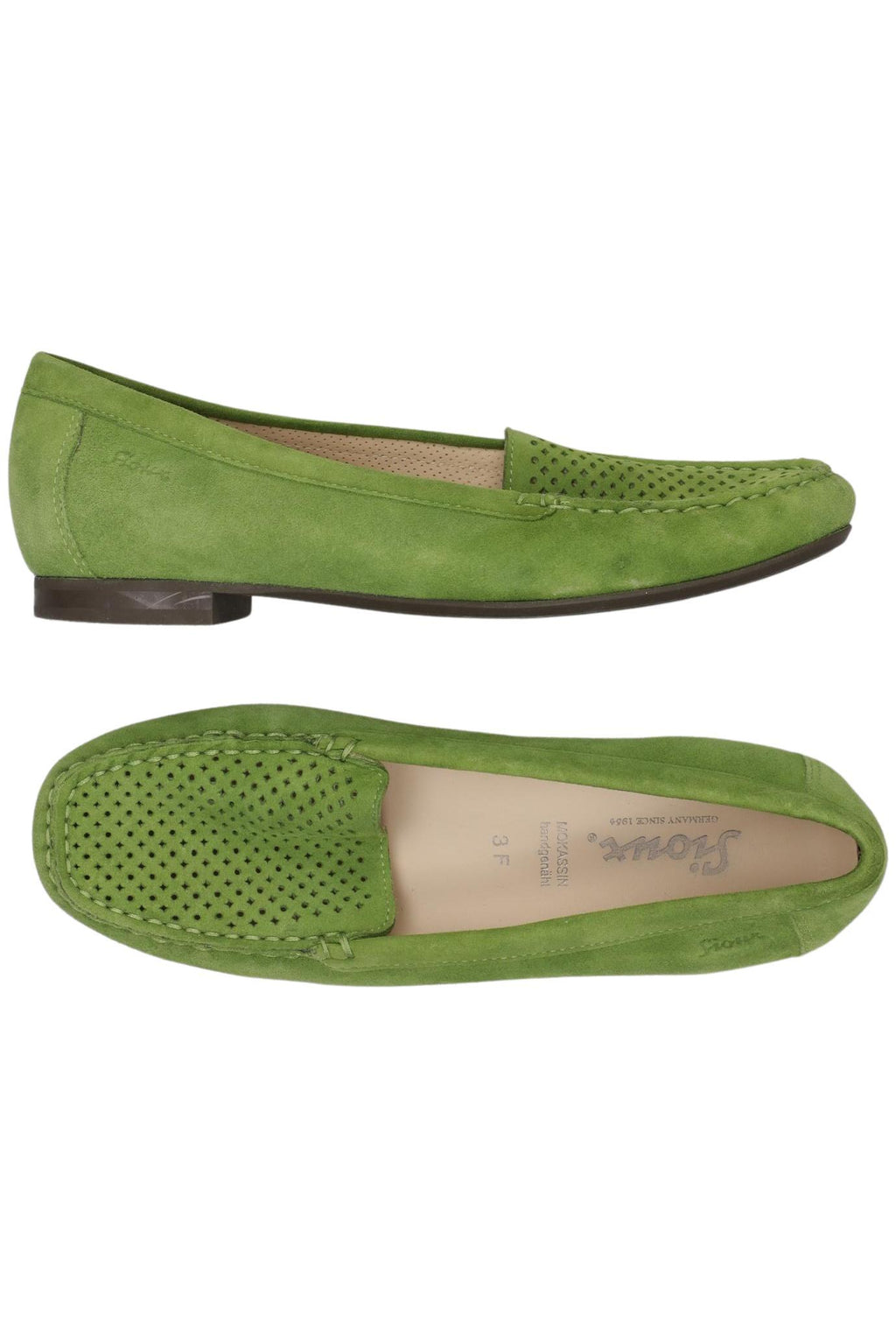 Sioux Women's Half-Shoe Green EU 35.5 Leather 2