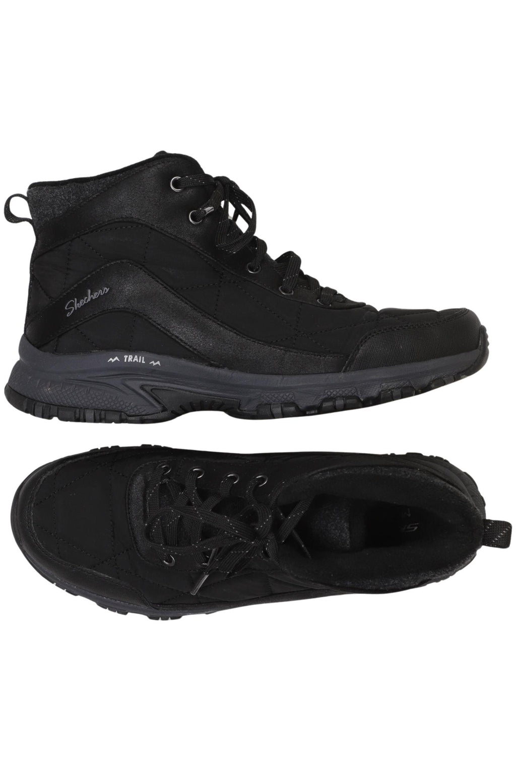 Skechers Damen Stiefelette Schwarz EU 38 Kunstleder 3