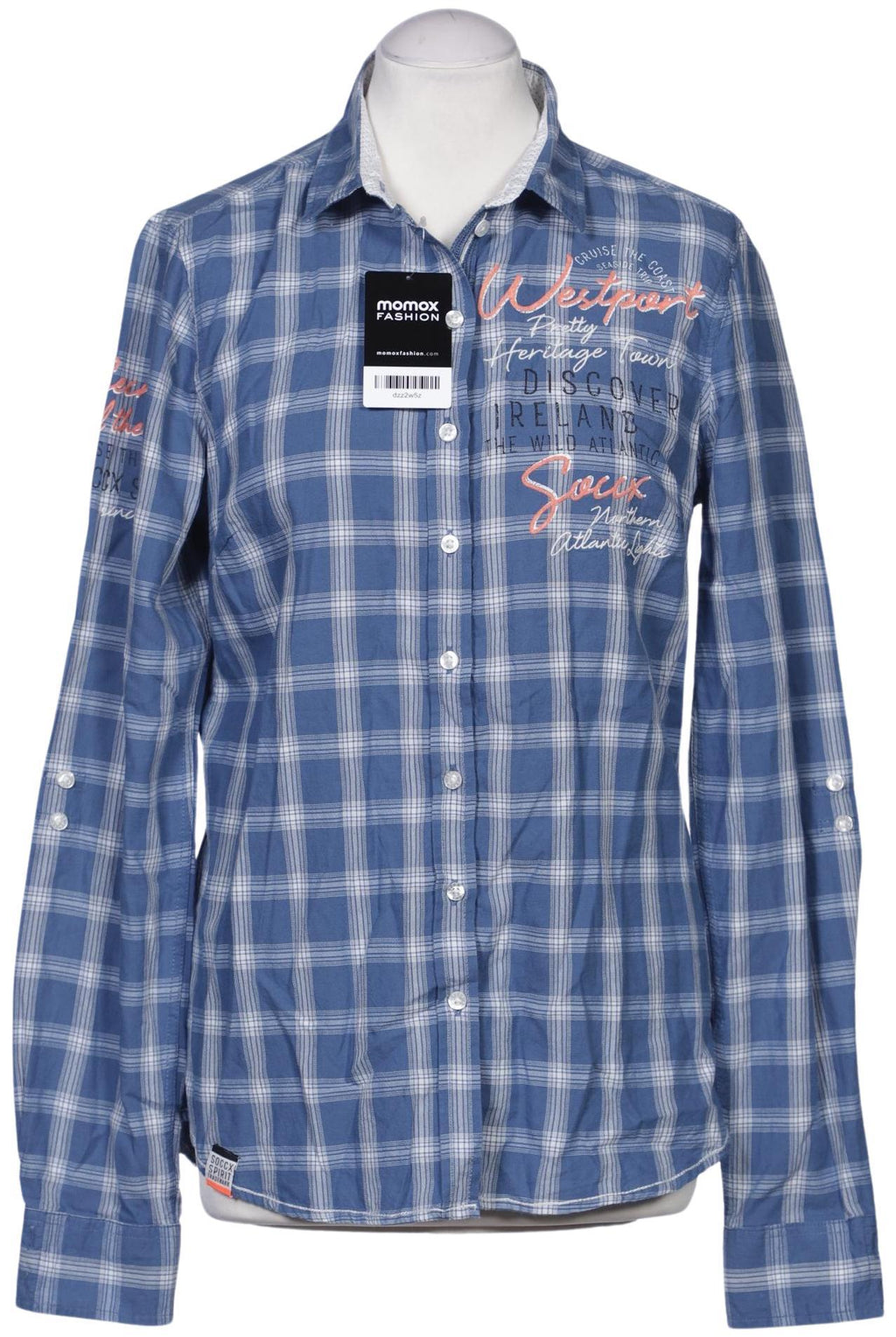 Soccx Damen Bluse Hellblau EU 38 2