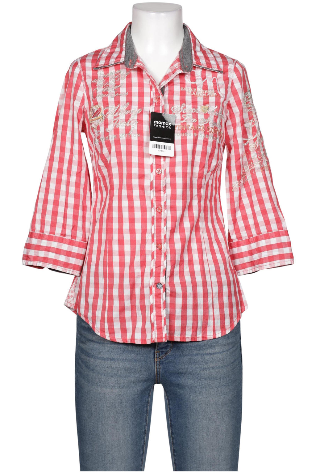 SOCCX Women's Blouse Multicolor Size S Cotton 7