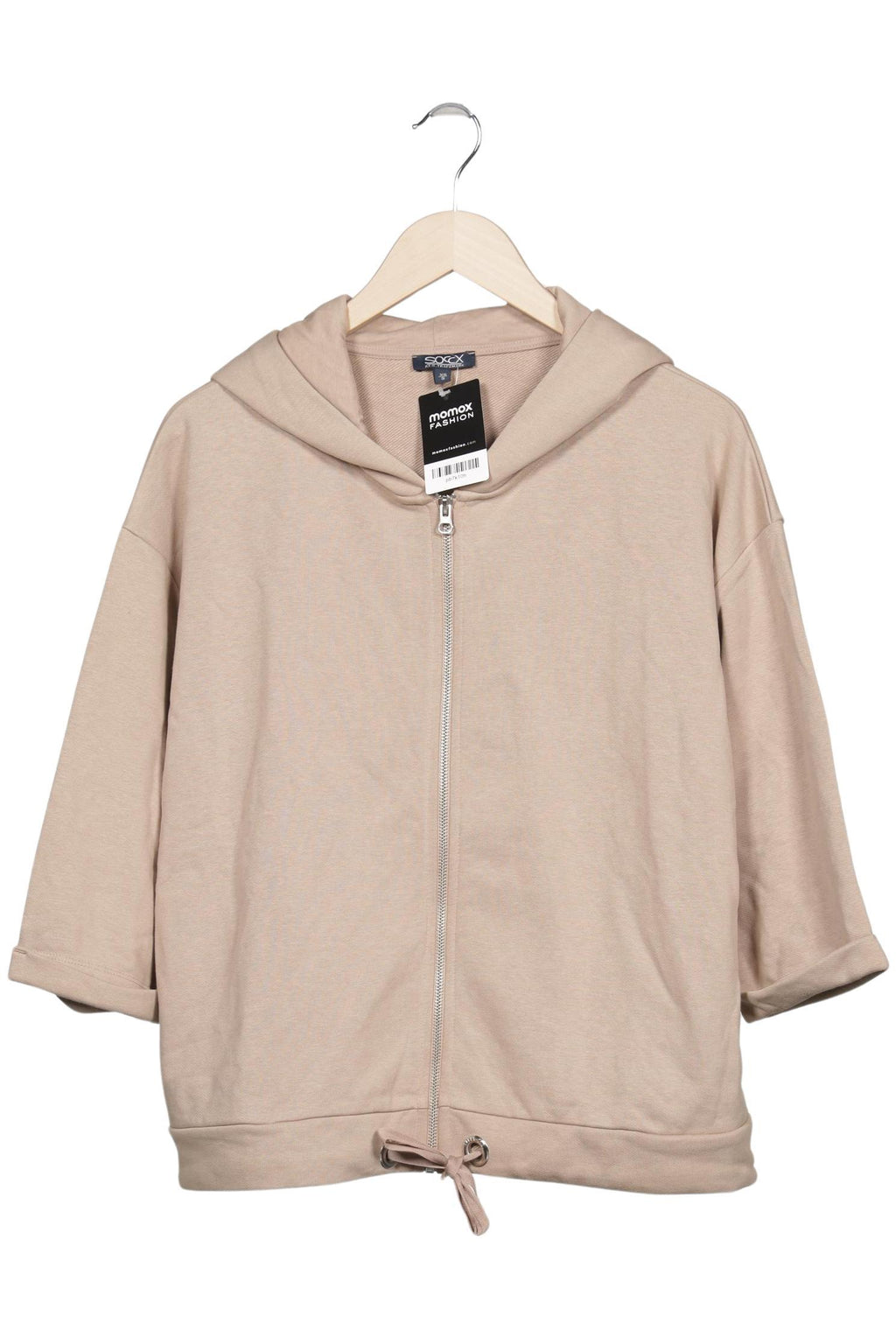 Soccx Damen Kapuzenpullover, Beige, Gr. S 2