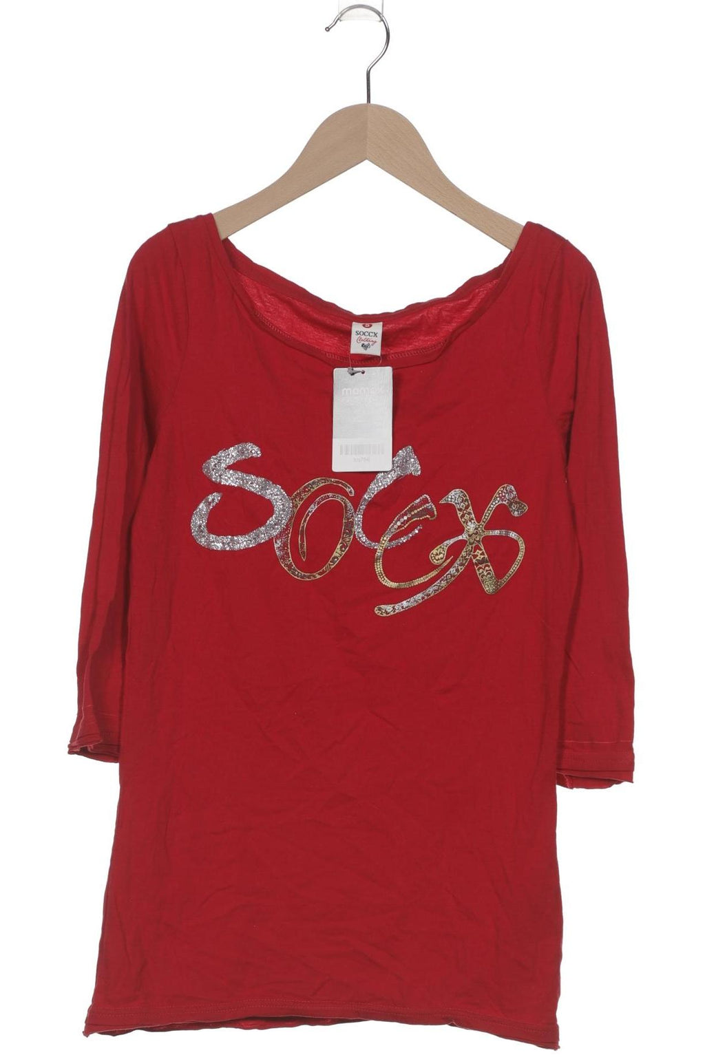 Soccx Women Long Sleeve Shirt Red Size S 4