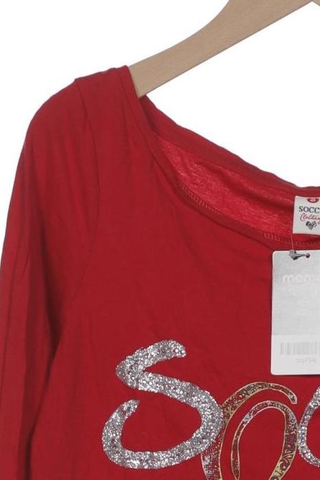 Soccx Women Long Sleeve Shirt Red Size S 5