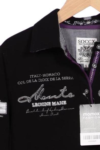 Soccx Women's Polo Shirt Black Size S 4