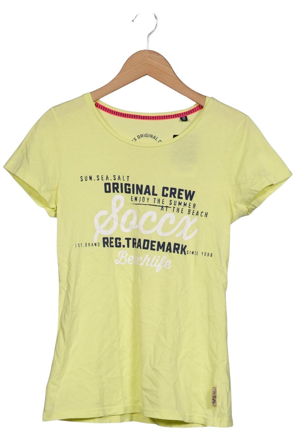 Soccx Damen T-Shirt, Gelb, Größe EU 38 4