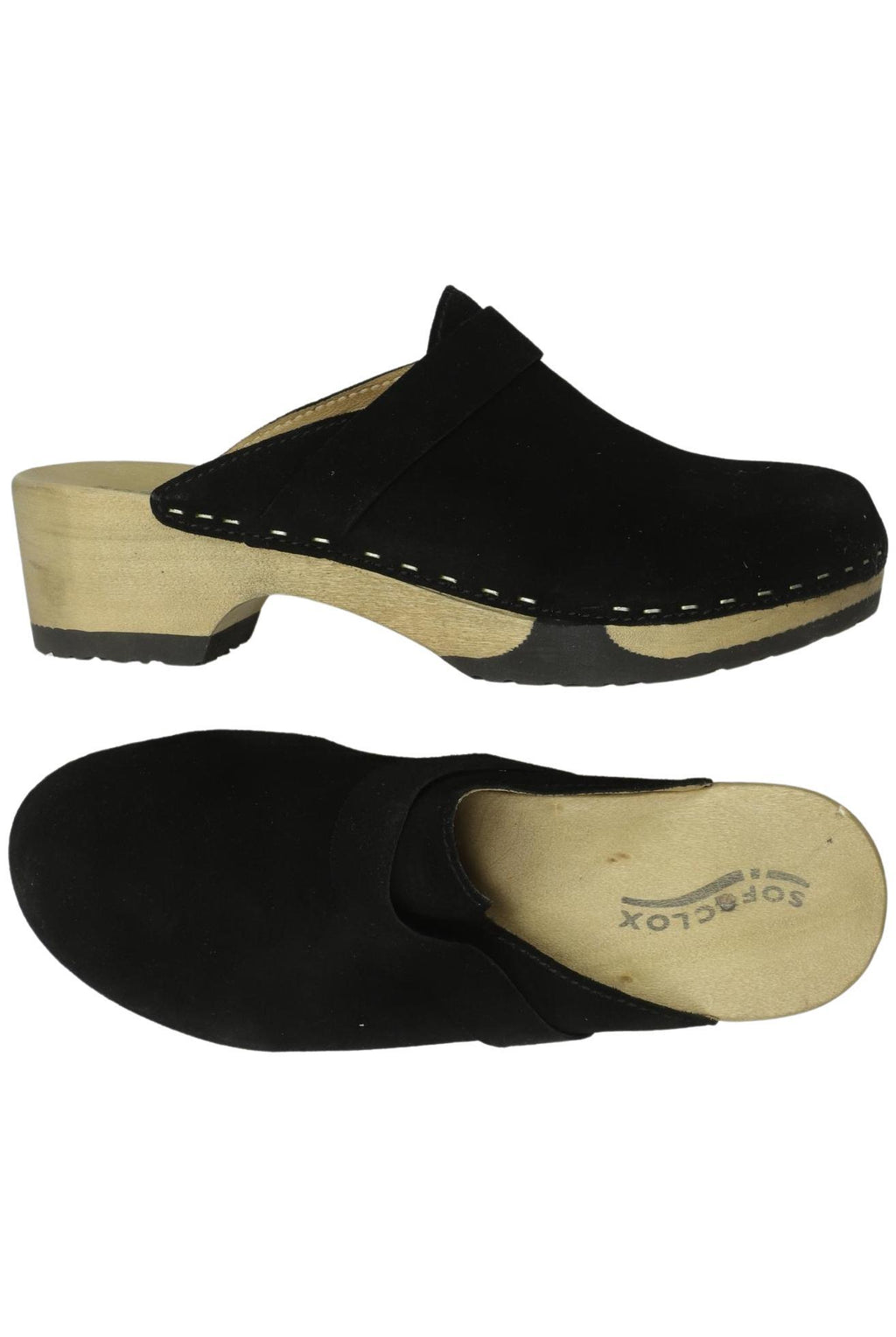 Softclox Damensandalen, Schwarz, Größe EU 38 3