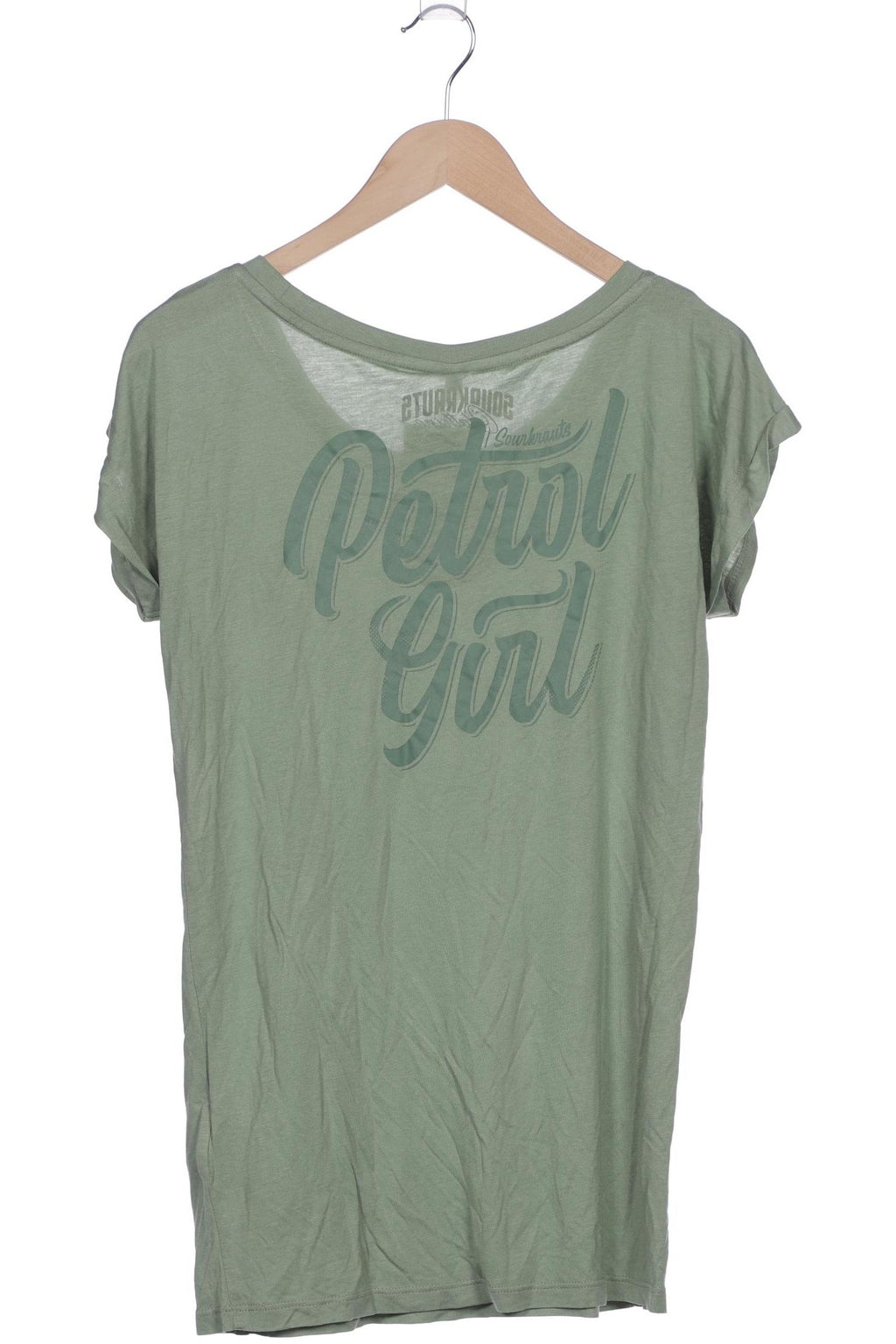 Sourkrauts Women's T-Shirt Green Size L Viscose 5
