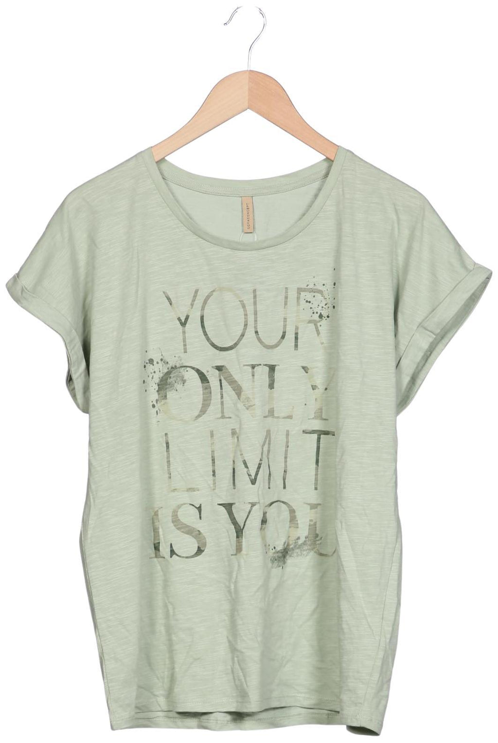soyaconcept T-Shirt Light Green L Cotton 2