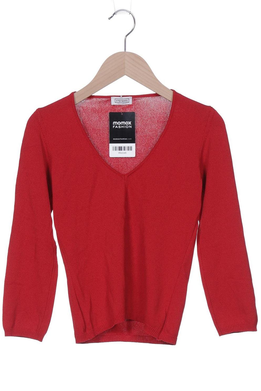 Stefanel Damen Pullover Rot Gr. S 4