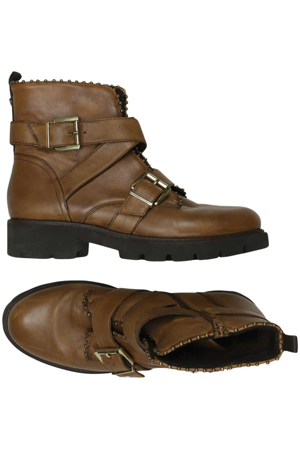 Steve Madden Damen Stiefelette Braun EU 40 Leder 2