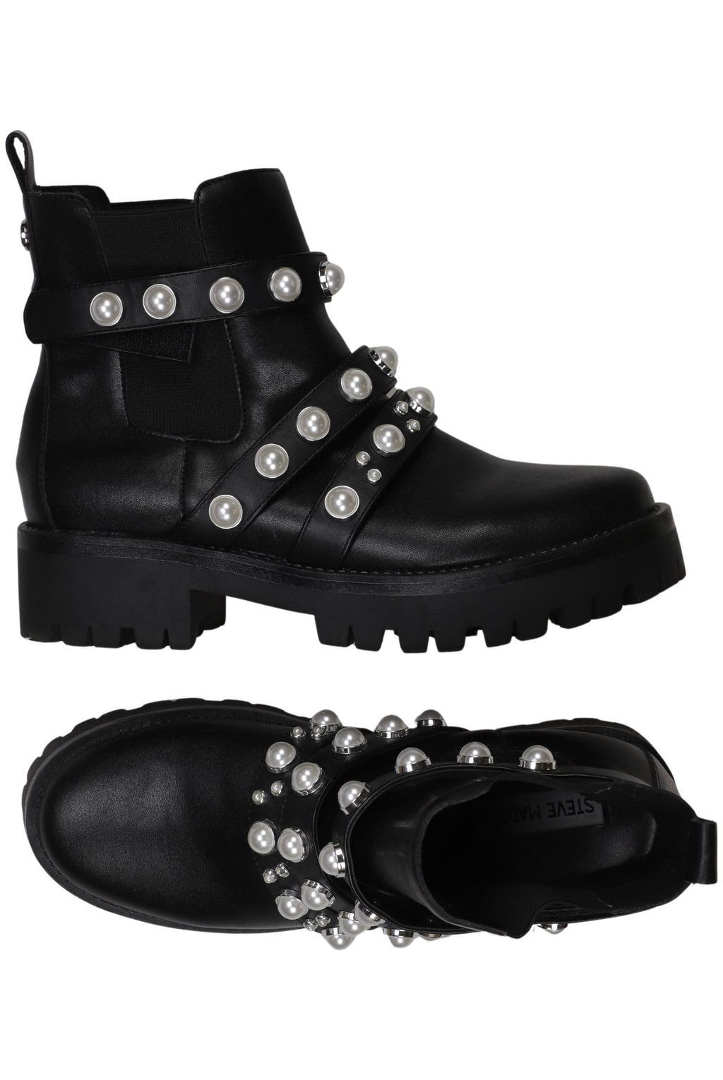 Steve Madden Women's Ankle Boot Black EU 39 Leather 3