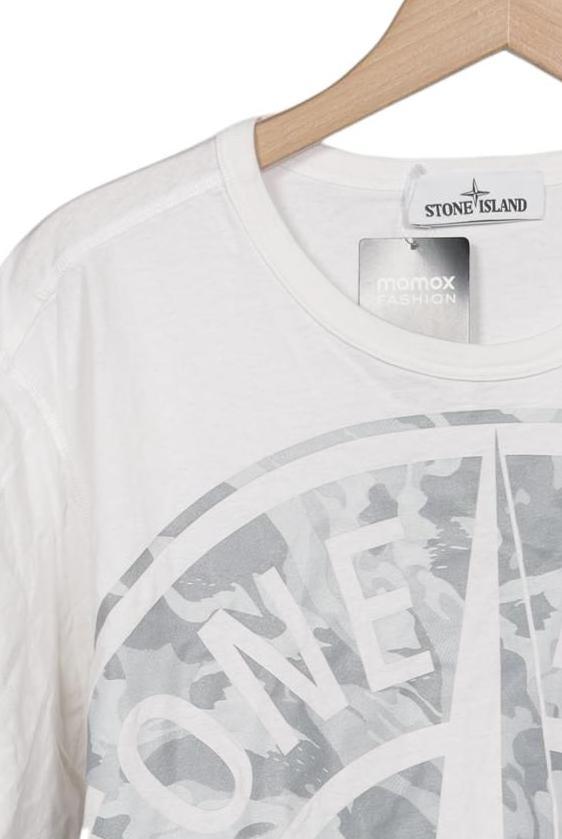 Stone Island T-Shirt Cream White L 4
