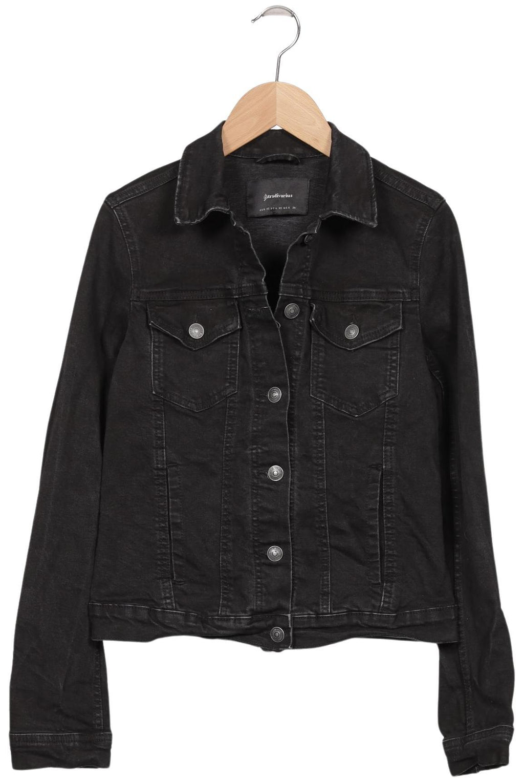 Stradivarius Women Jacket Black Size XS 6