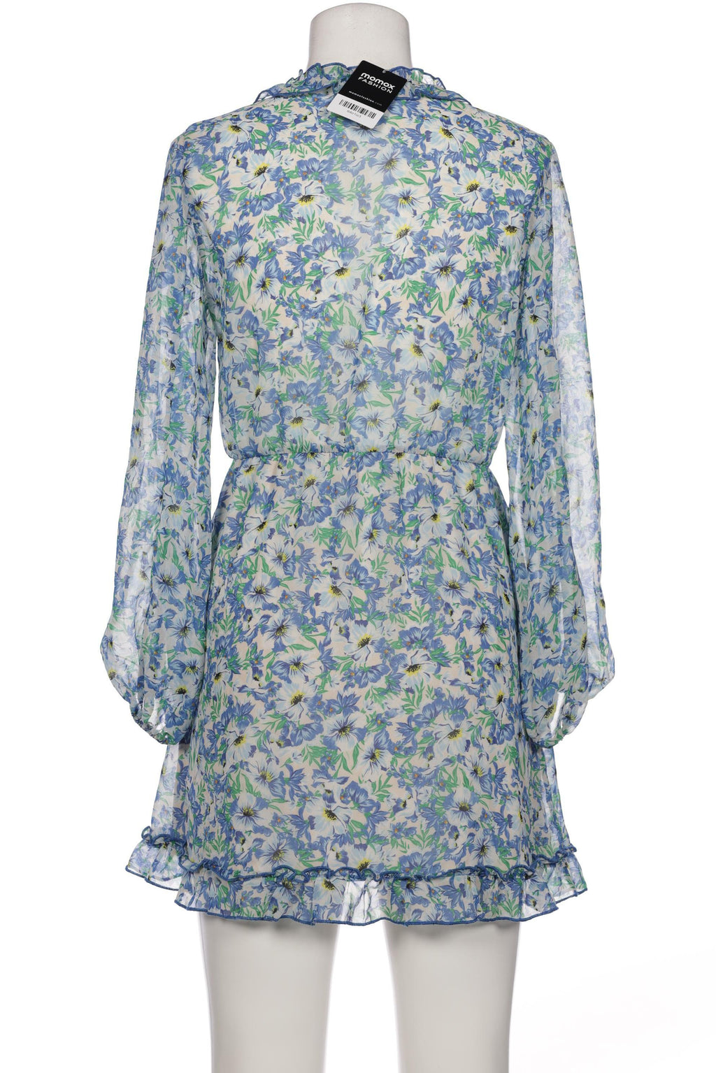 Stradivarius Damen Kleid Blau M 8