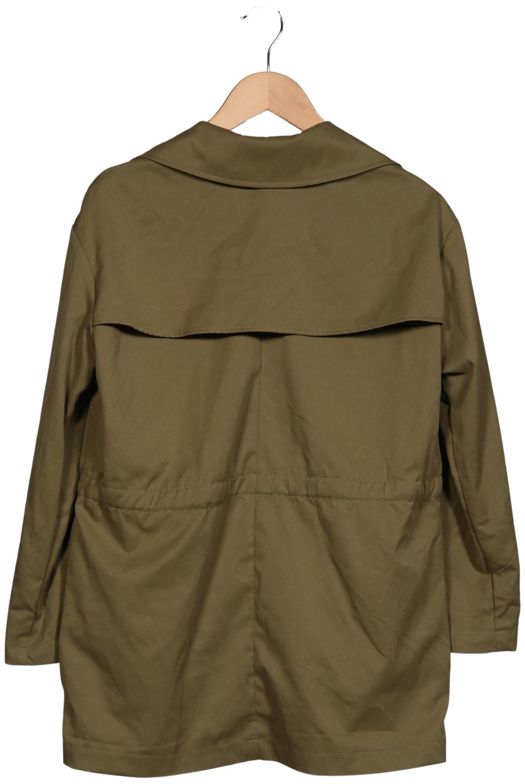 Stradivarius Damen Mantel Grün Gr. S 3