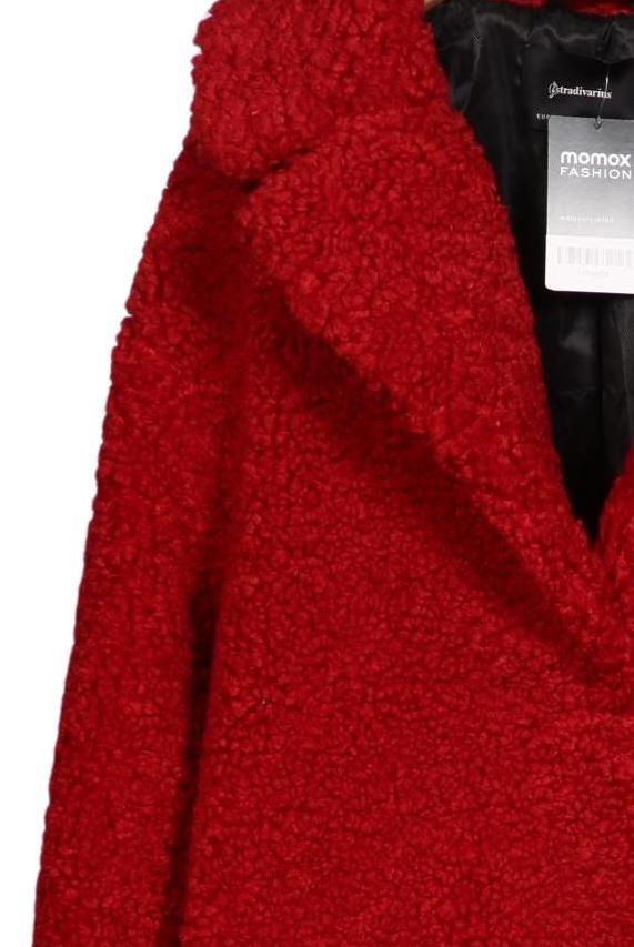 Stradivarius Women Coat Red Size S 4