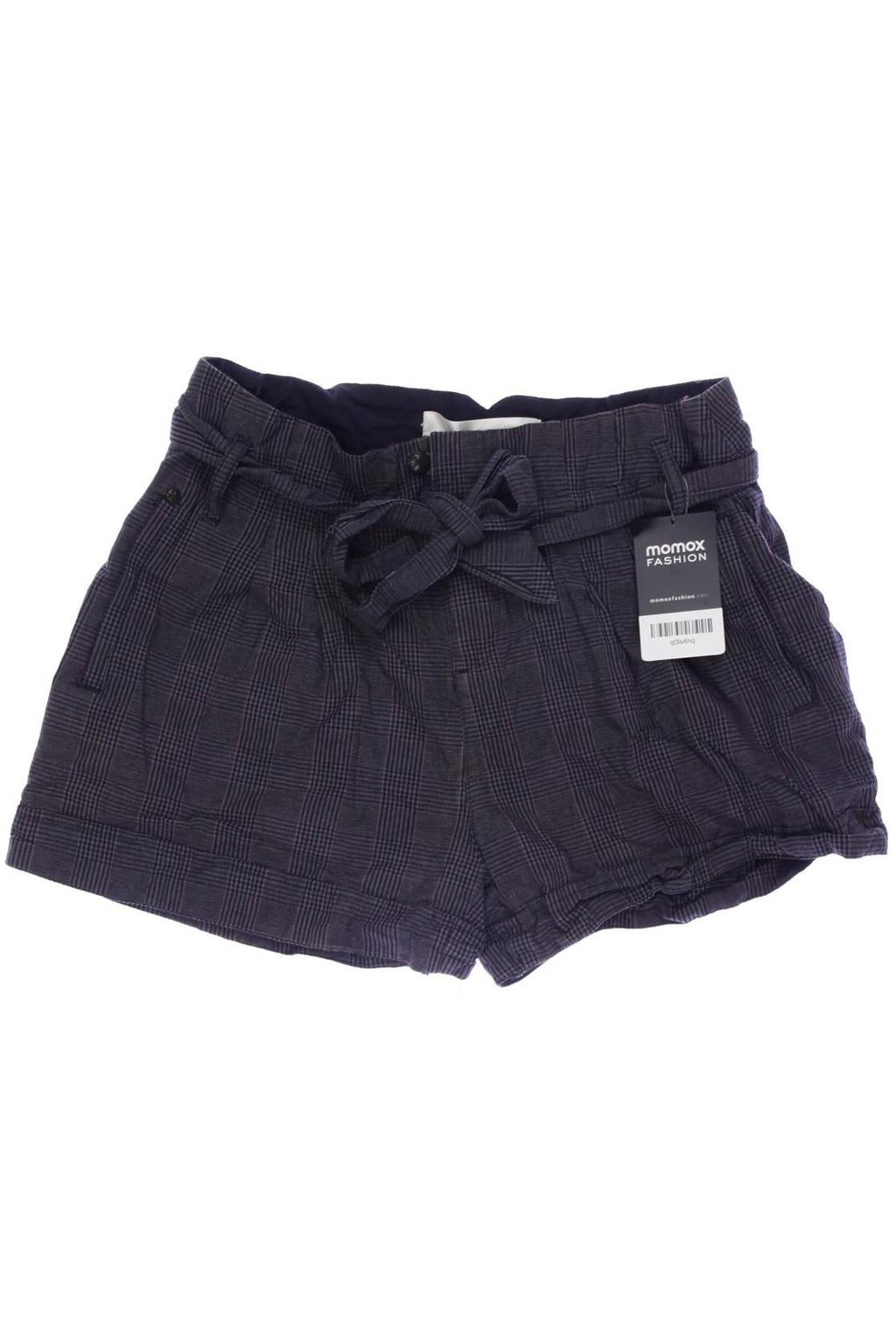Stradivarius Damen Shorts Gray EU 40 Cotton 4