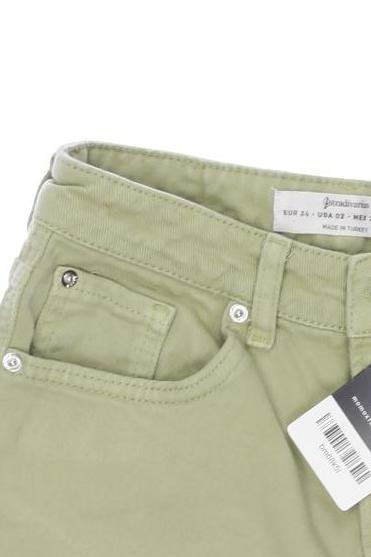 Stradivarius Damen Shorts Light Green EU 34 Cotton 6