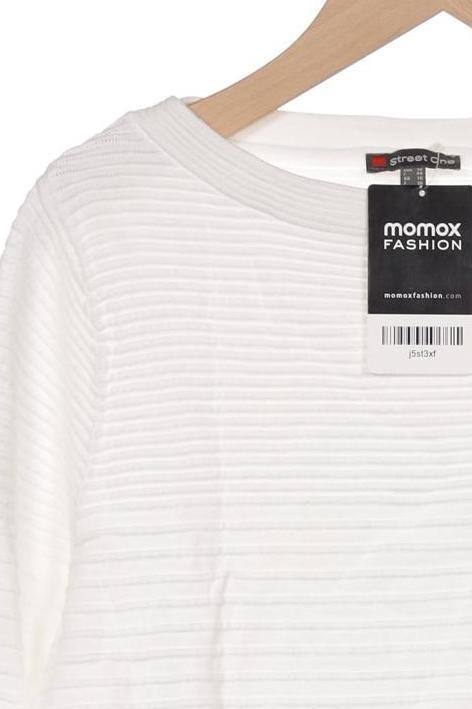 Street One Women's Sweater White EU 36 Cotton 6