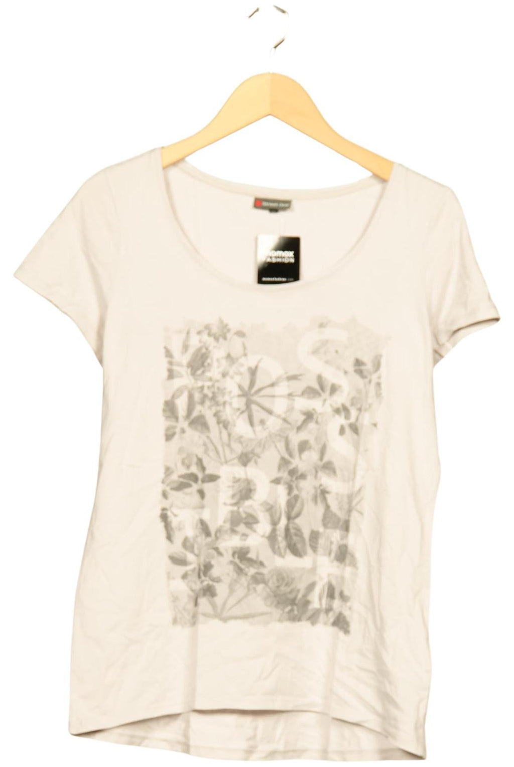 Street One T-Shirt Cream White EU 40 3