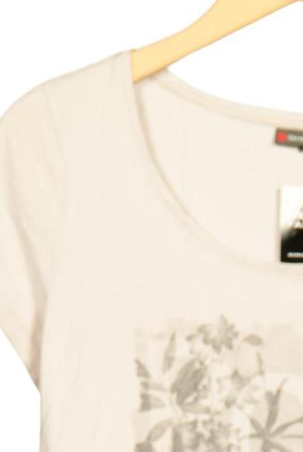 Street One T-Shirt Cream White EU 40 4