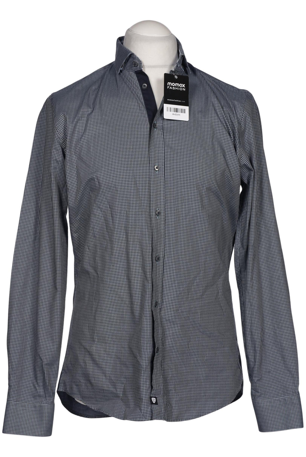 Strellson Herren Hemd Blue 39 Cotton 9