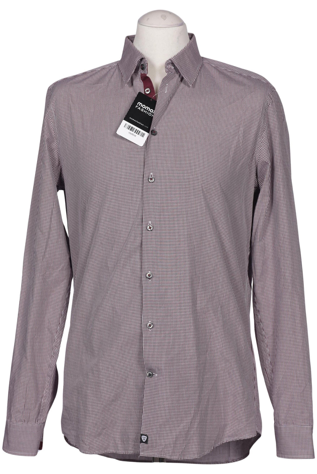 Strellson Men's Shirt Bordeaux 40 4