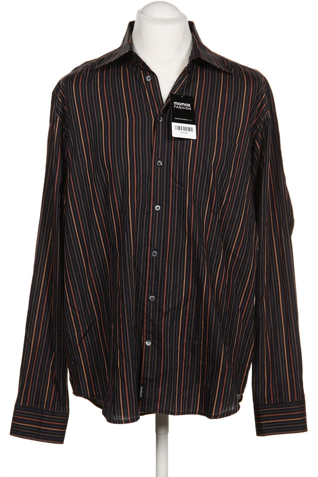 Strellson Men Shirt Brown 44 Cotton 4