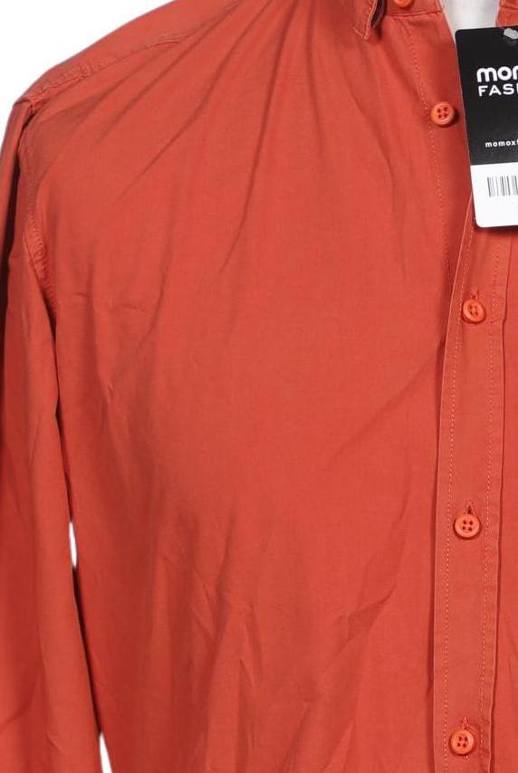 Strellson Herrenhemd Orange M Baumwolle 9
