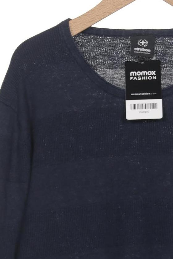 Strellson Men's Sweater Navy Blue Size L Cotton 6