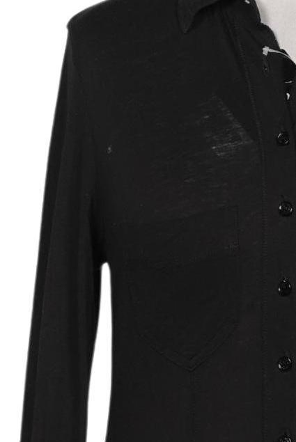 Strenesse Women's Blouse Black EU 34 Cotton 5