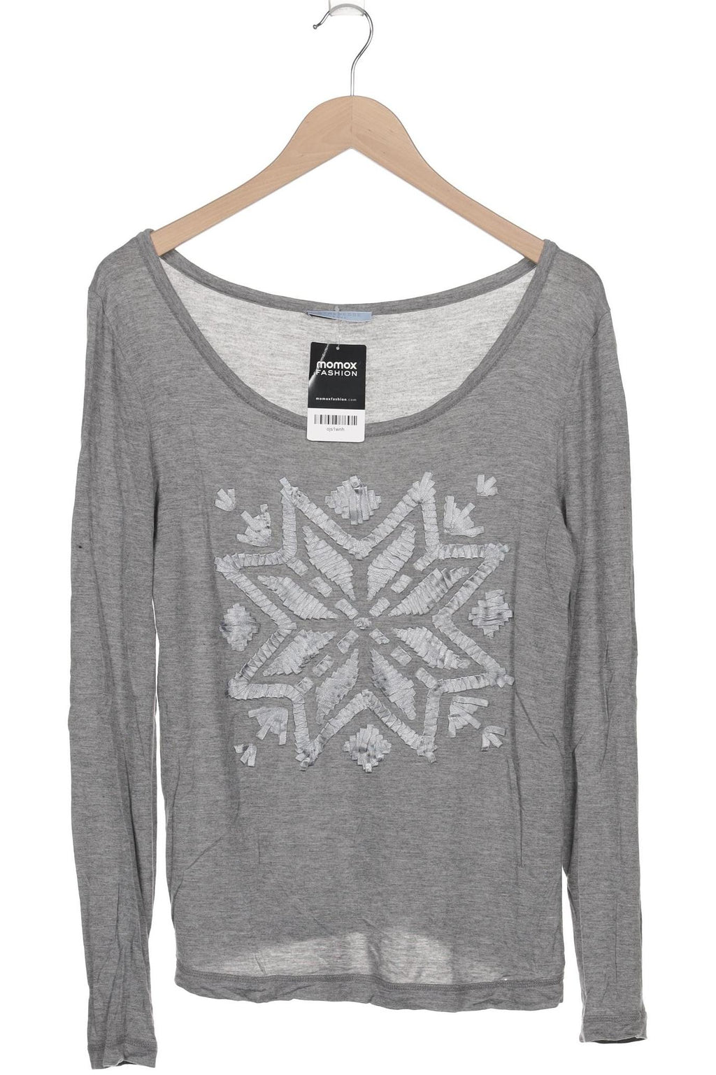 Strenesse Women Long Sleeve Shirt Gray EU 36 3