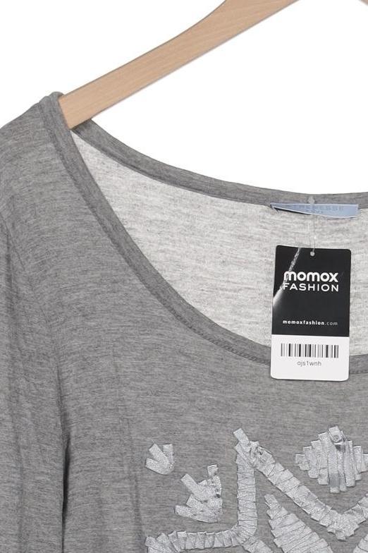 Strenesse Women Long Sleeve Shirt Gray EU 36 4