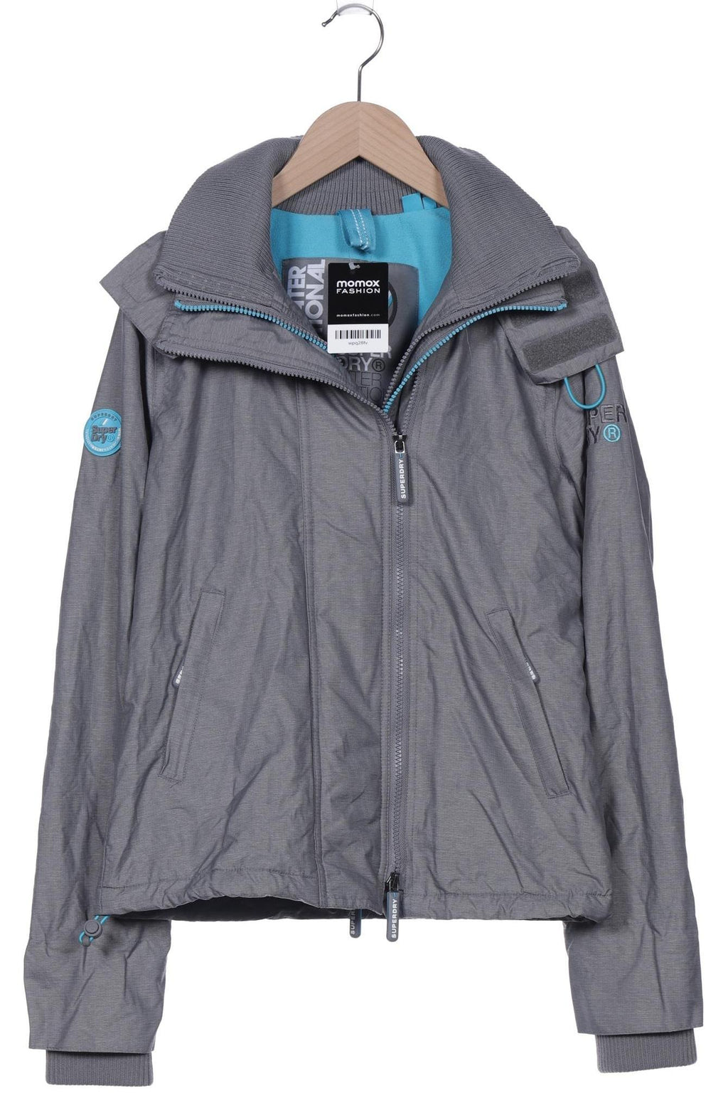 Superdry Women Jacket Gray EU 36 5