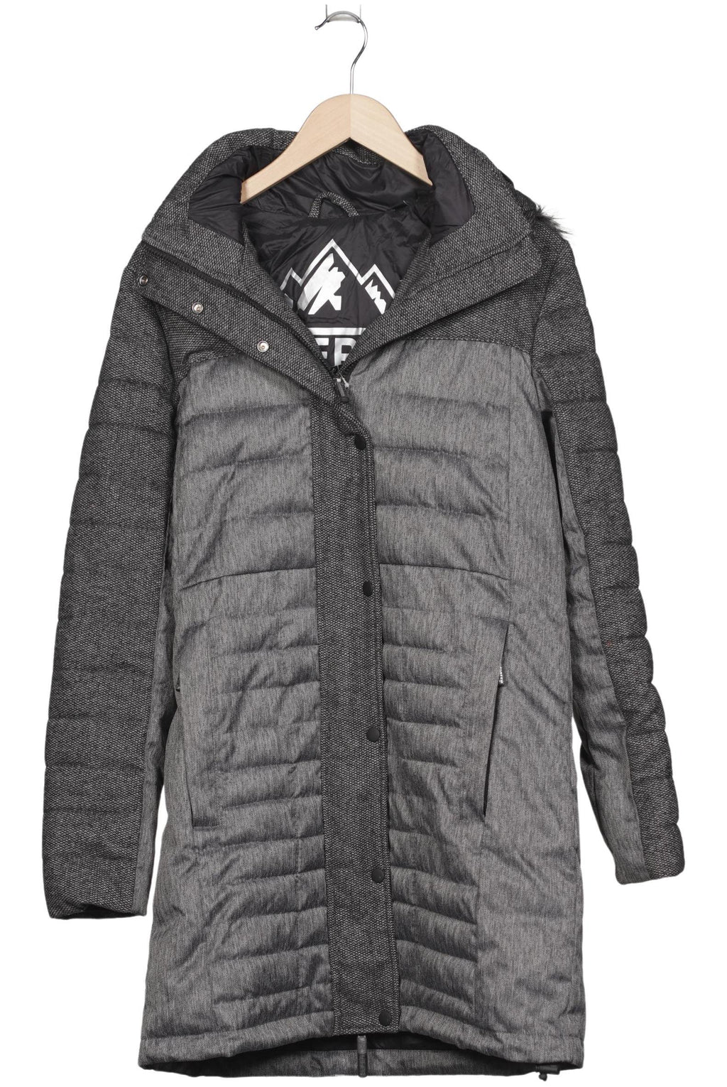 Superdry Women Coat Gray EU 44 2