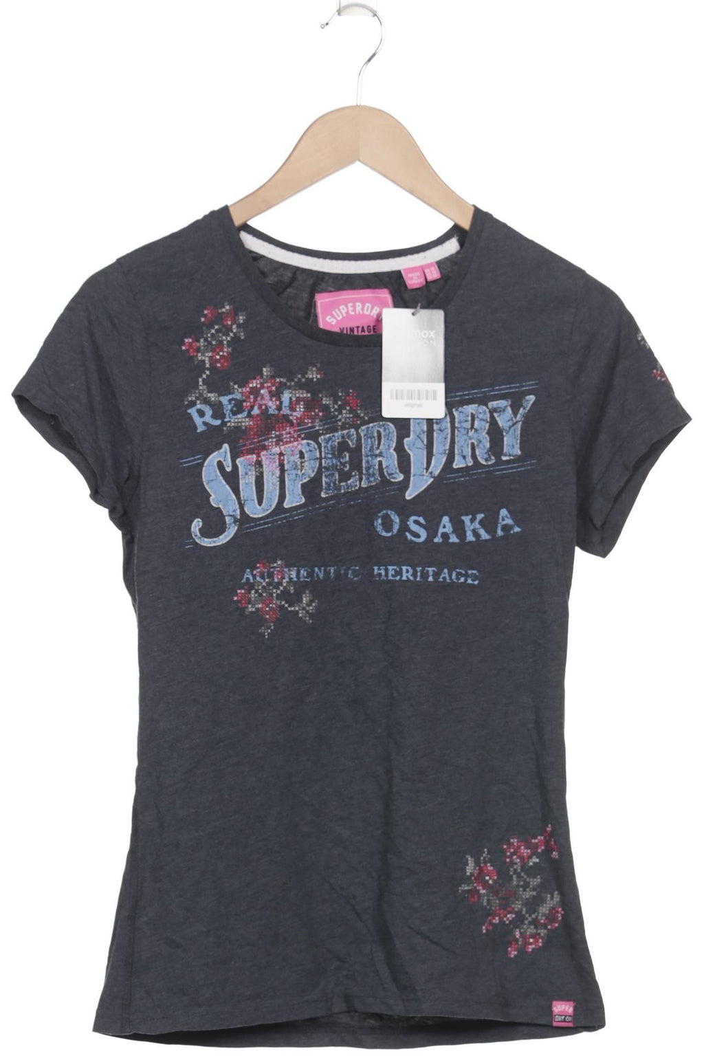 Superdry Women's T-Shirt Gray EU 42 2