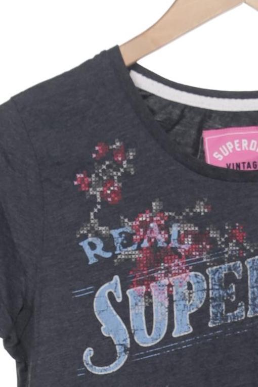 Superdry Women's T-Shirt Gray EU 42 3